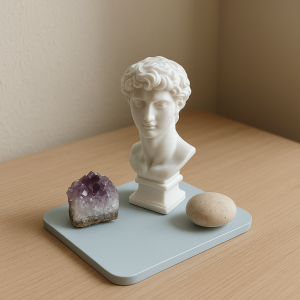 Oval Kenar İnce Altlık 12x8cm