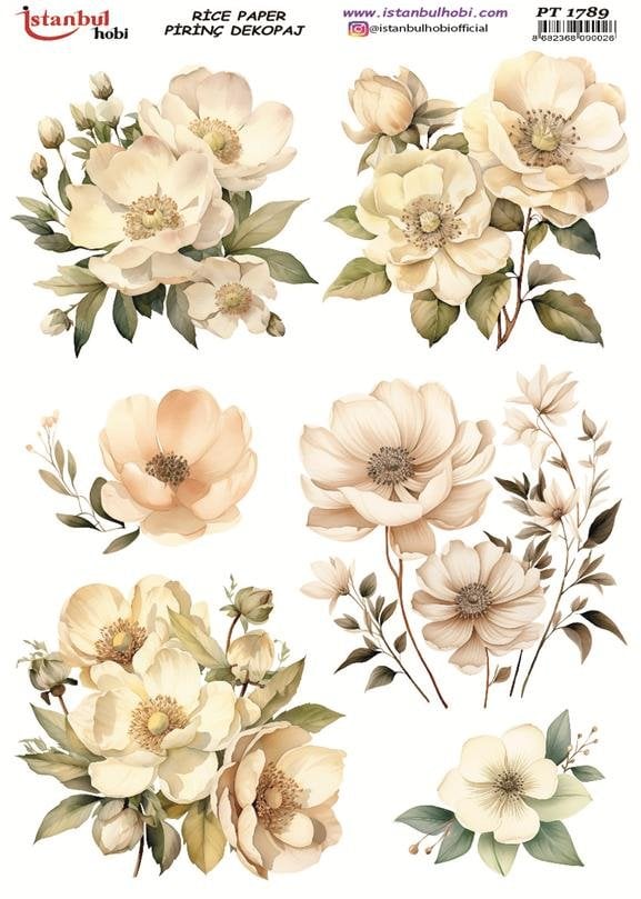 Pirinç Dekopaj Kağıdı 30x42cm PT-1789