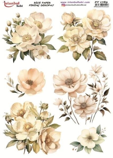Pirinç Dekopaj Kağıdı 30x42cm PT-1789