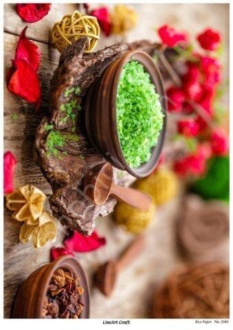 Lineart Pirinç Dekopaj Kağıdı Model - 2582