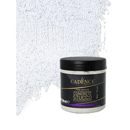 Cadence Concrete Stucco Beyaz Kalın Son Kat Beton Kaplama 250ml