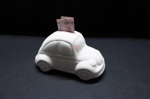 Seramik Araba Kumbara 9x16,5cm B-46