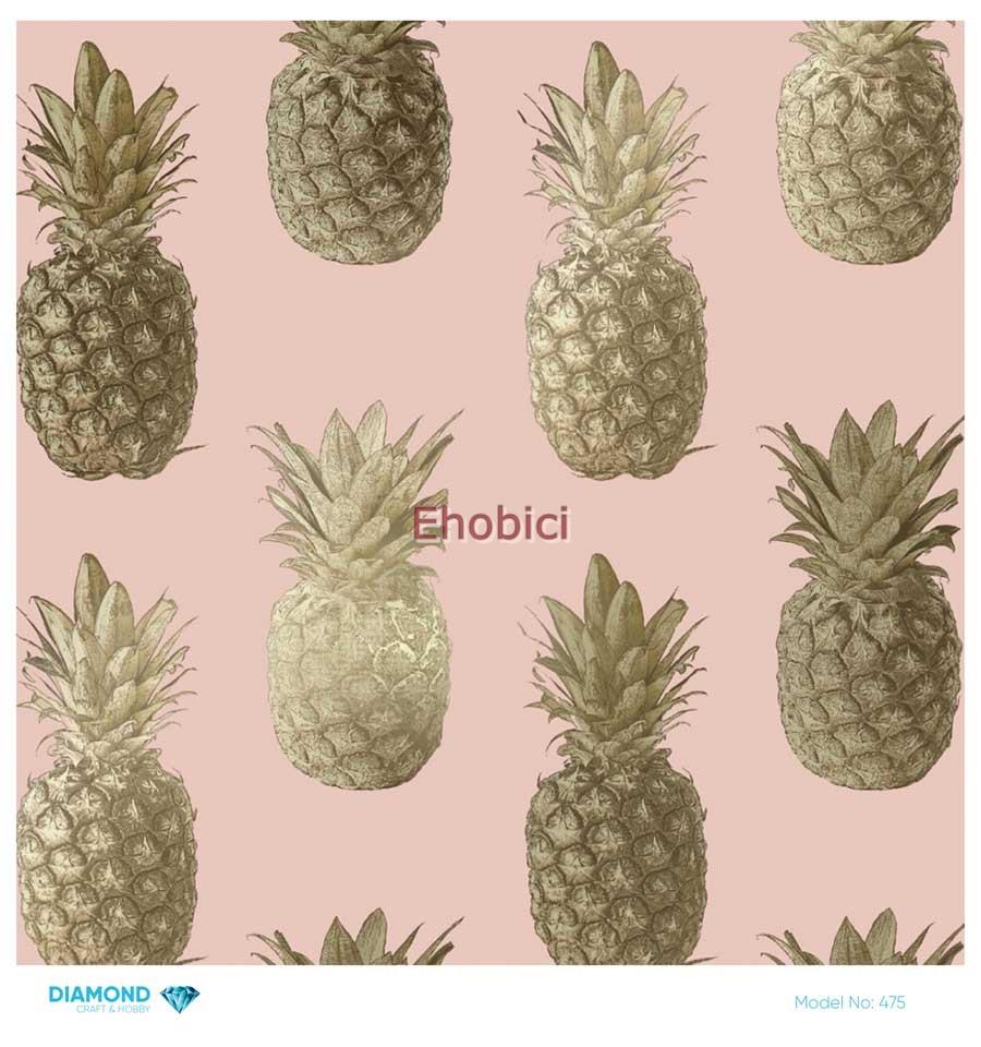 Diamond Pirinç Dekopaj Kağıdı - 475 - 30x30