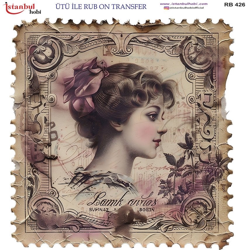 Ütü ile Rub On Transfer Kağıdı 30x30cm RB-426