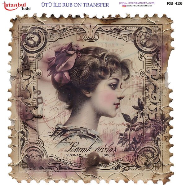 Ütü ile Rub On Transfer Kağıdı 30x30cm RB-426