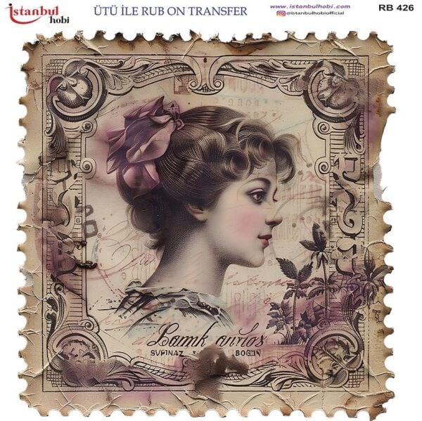 Ütü ile Rub On Transfer Kağıdı 30x30cm RB-426