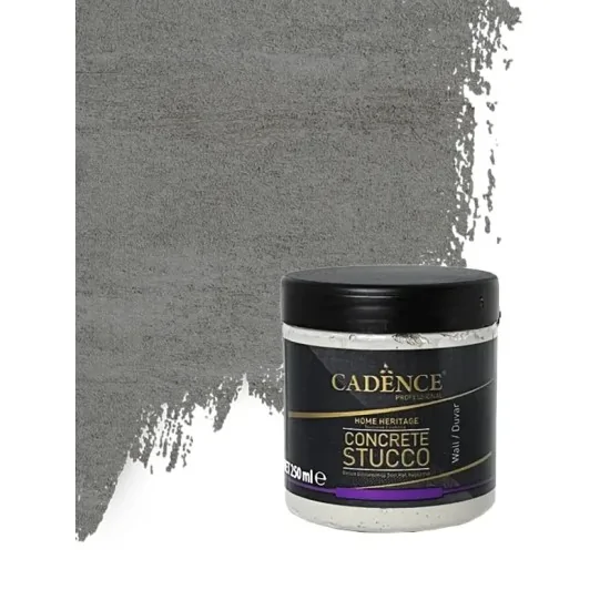 Cadence Concrete Stucco Gri İnce Son Kat Beton Kaplama 250ml