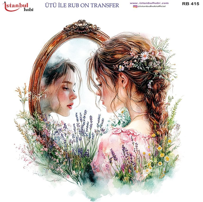 Ütü ile Rub On Transfer Kağıdı 30x30cm RB-415