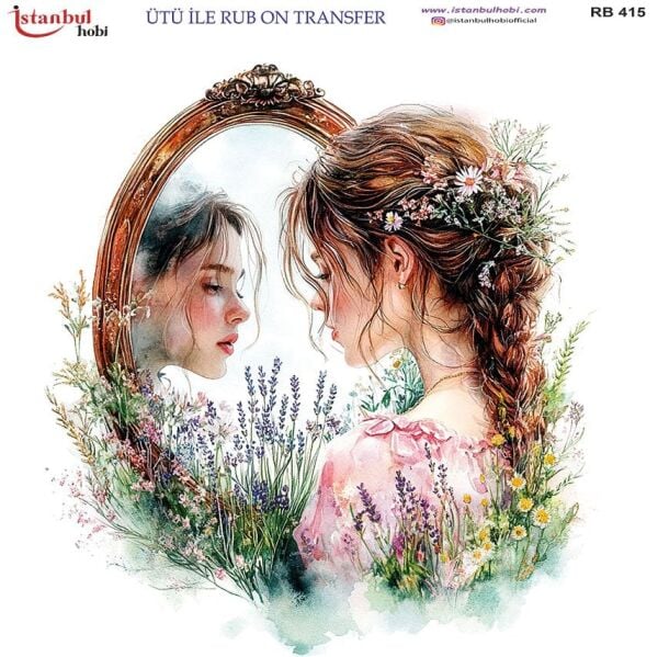 Ütü ile Rub On Transfer Kağıdı 30x30cm RB-415