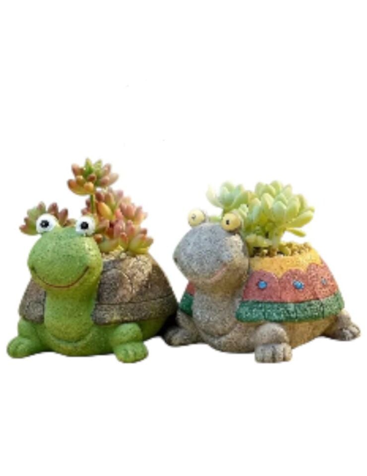 Sevimli Kaplumbağa Saksı 10,5x9cm