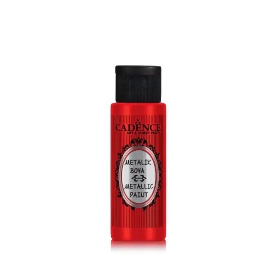 Cadence Metalik Boya 215 Kırmızı 70ML