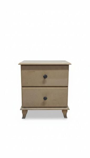 Ahşap Raylı Komodin 55x45x40cm S-307