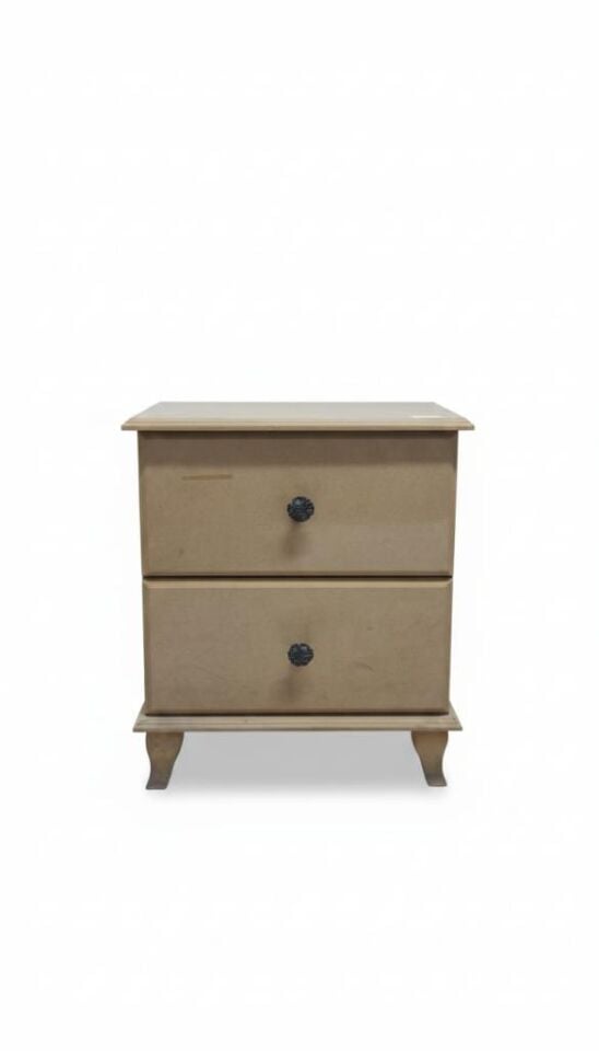 Ahşap Raylı Komodin 55x45x40cm S-307