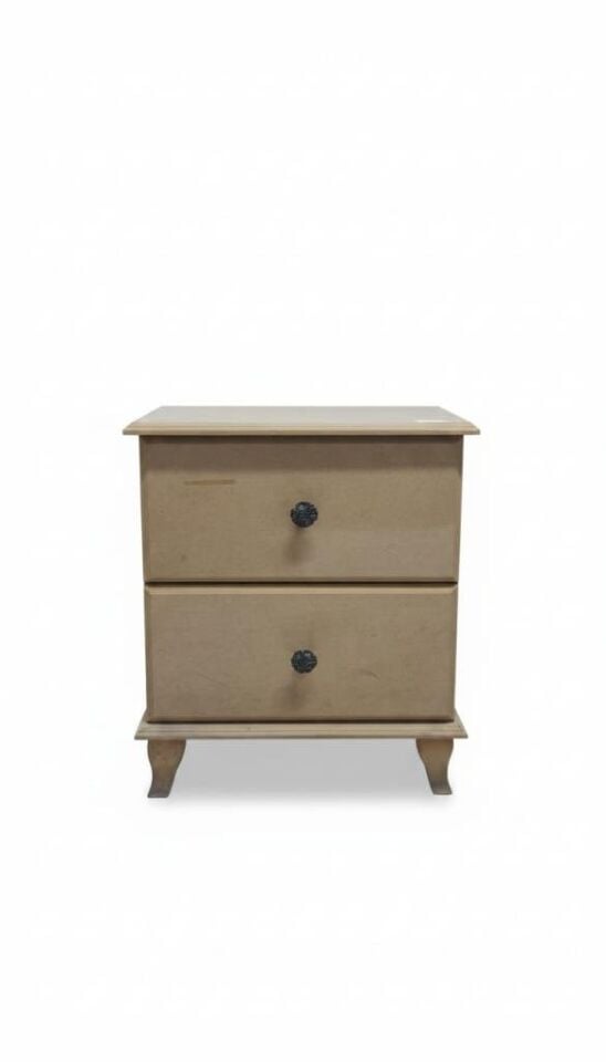 Ahşap Raylı Komodin 55x45x40cm S-307