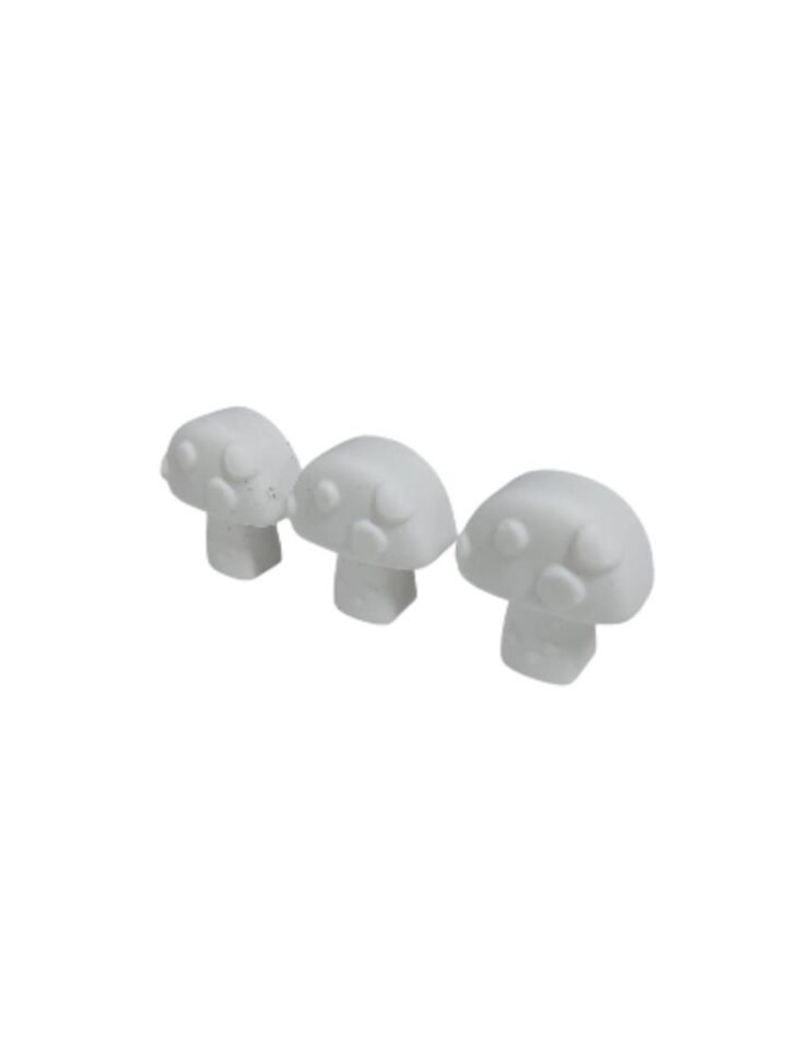 Minik Mantar Obje 3 lü Set 3,3x3cm