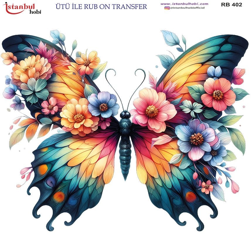 Ütü ile Rub On Transfer Kağıdı 30x30cm RB-402