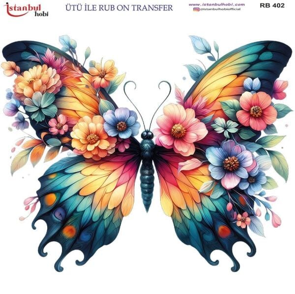 Ütü ile Rub On Transfer Kağıdı 30x30cm RB-402