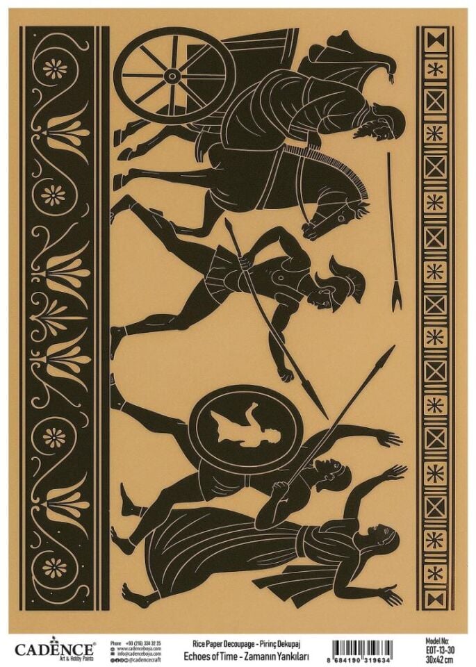 Cadence Pirinç Dekopaj Zamanın Yankıları EOT13 Antik Mısır 30x42cm