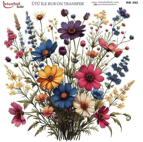 Ütü ile Rub On Transfer Kağıdı 30x30cm RB-392