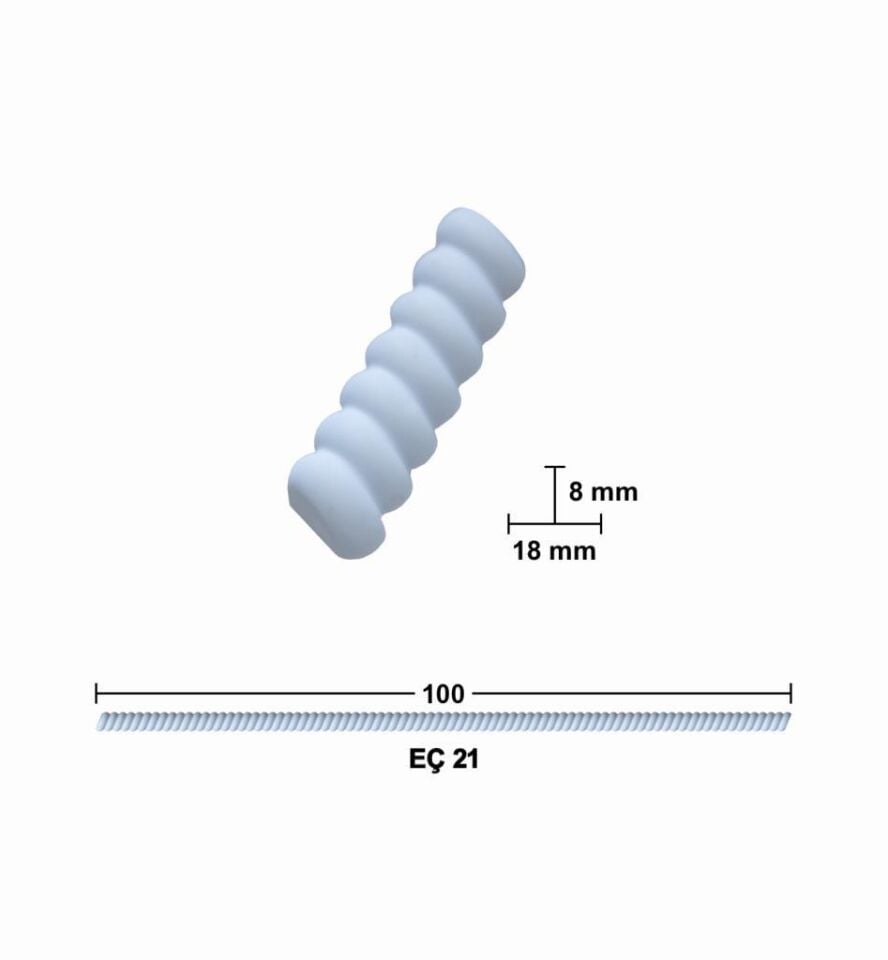 Bükülebilir Esnek Çıta 100cm EÇ-21