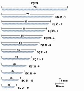 Bükülebilir Esnek Çıta 100cm EÇ-21