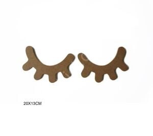 Kirpik Takım Ahşap Obje 18mm K313