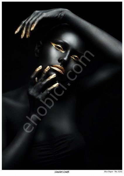 Lineart Craft Pirinç Dekopaj Kağıdı Model - 1252