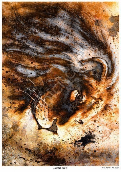 Lineart Craft Pirinç Dekopaj Kağıdı Model - 1254