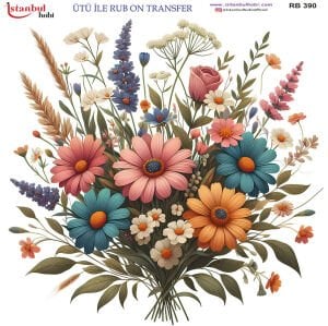 Ütü ile Rub On Transfer Kağıdı 30x30cm RB-390