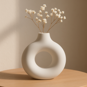 Büyük Yuvarlak Vazo 19x17,5cm