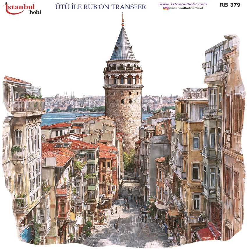 Ütü ile Rub On Transfer Kağıdı 30x30cm RB-379