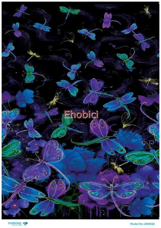 Diamond Pirinç Dekopaj Kağıdı - AN-022