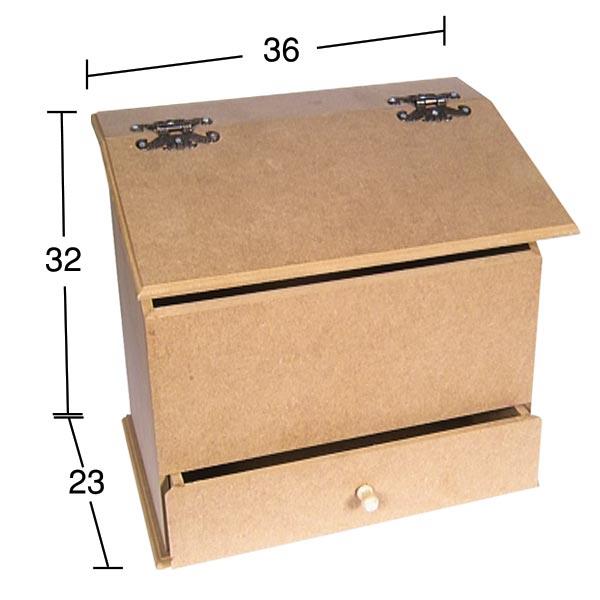 Çekmeceli Ahşap Ekmeklik E326