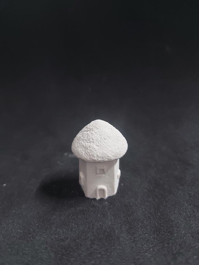 Dekoratif Kış Evi No:1 - 4x2,5cm