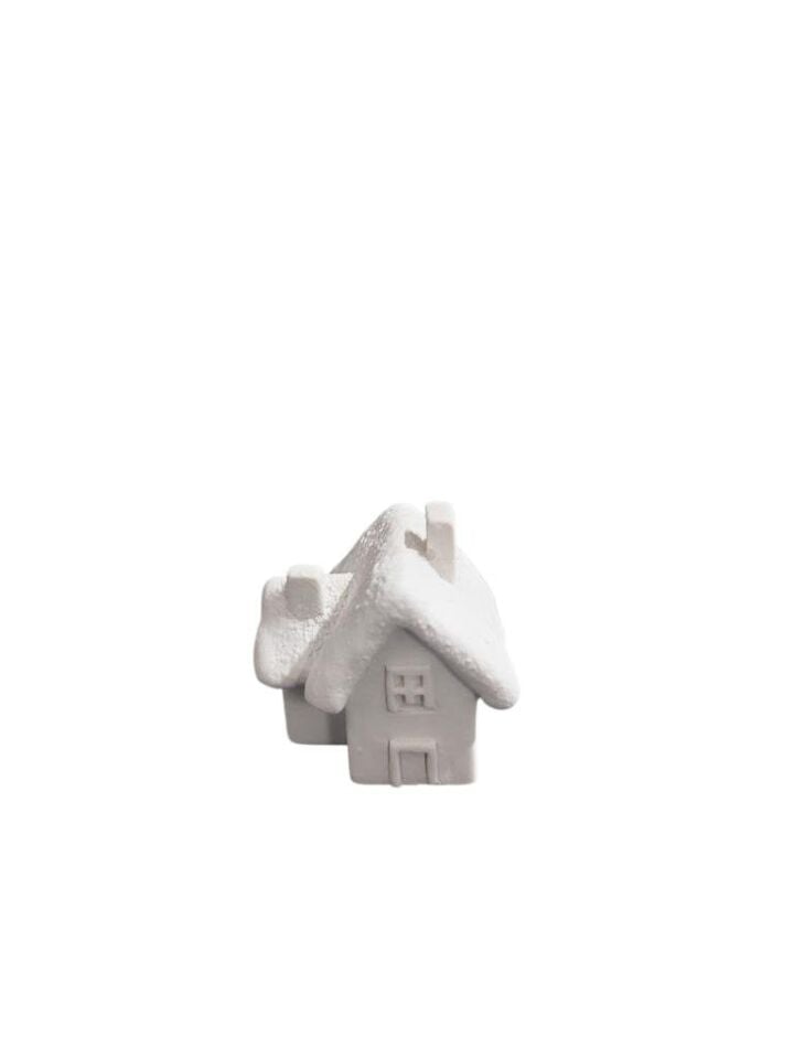 Dekoratif Kış Evi No:2 - 4x3,5cm