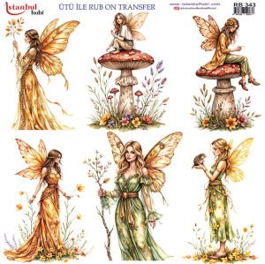 Ütü ile Rub On Transfer Kağıdı 30x30cm RB-343