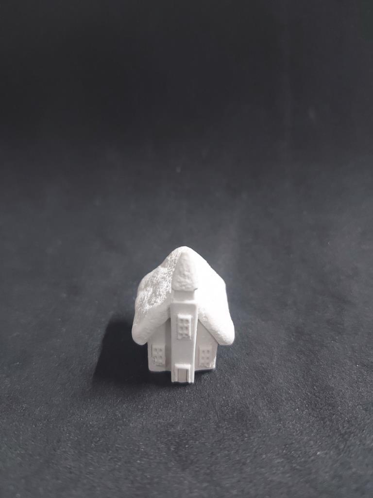 Dekoratif Kış Evi No:3 - 4x3,5cm