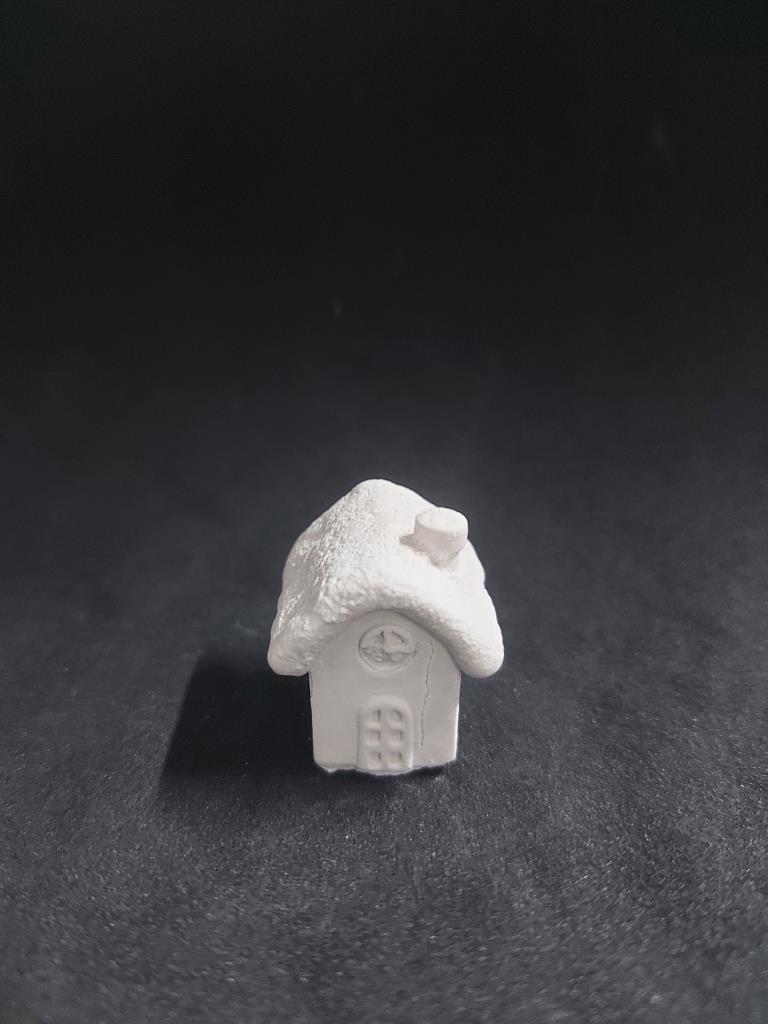 Dekoratif Kış Evi No:3 - 3,5x3cm
