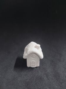 Dekoratif Kış Evi No:3 - 3,5x3cm