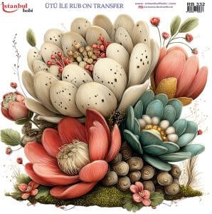 Ütü ile Rub On Transfer Kağıdı 30x30cm RB-332