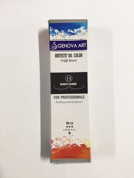 Cenova Art Profesyonel Yağlı Boya 15 Burnt Umber 180ml