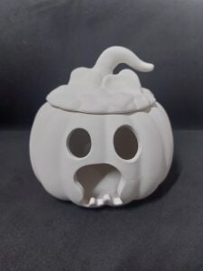 Seramik Halloween Balkabağı 15x14cm Cadılar Bayramı