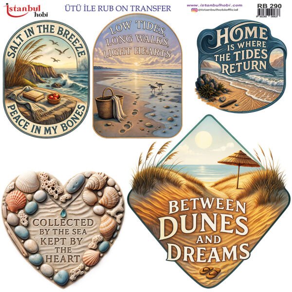 Ütü ile Rub On Transfer Kağıdı 30x30cm RB-290