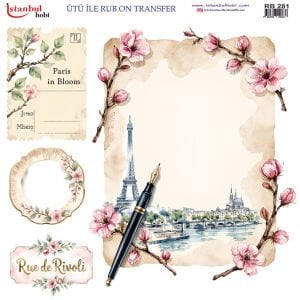 Ütü ile Rub On Transfer Kağıdı 30x30cm RB-281