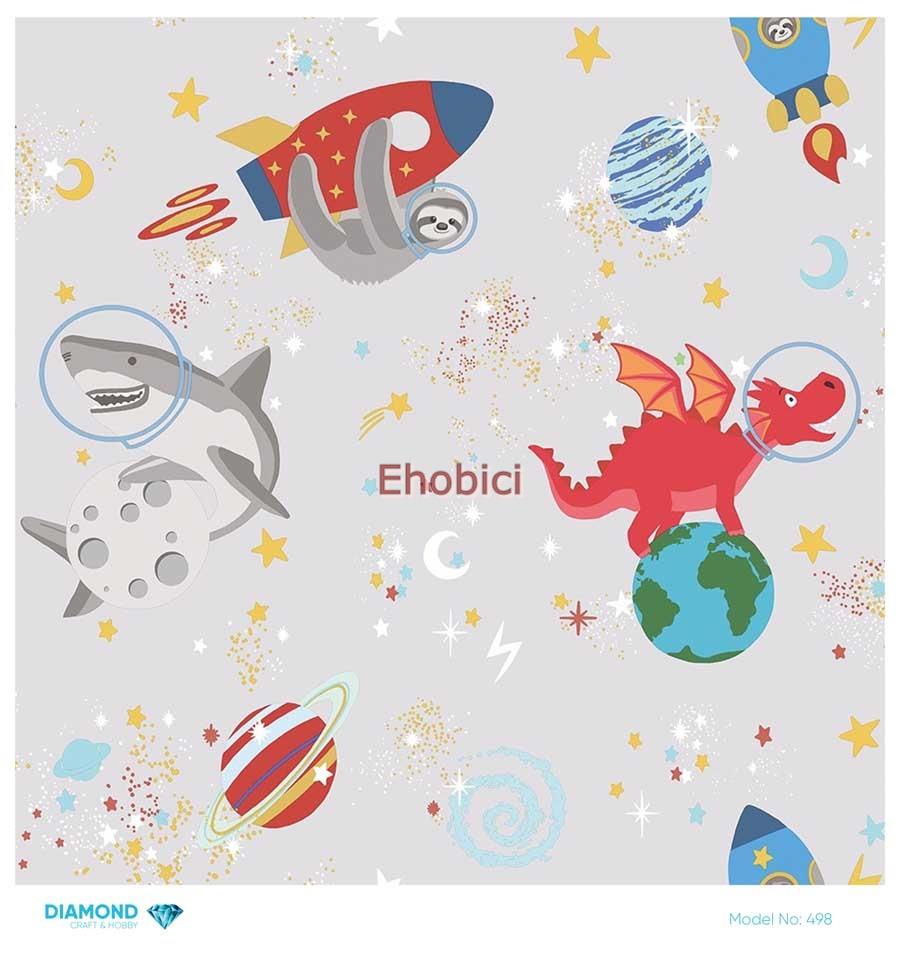 Diamond Pirinç Dekopaj Kağıdı - 498 - 30x30