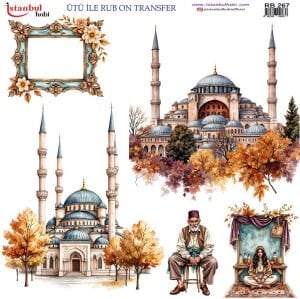 Ütü ile Rub On Transfer Kağıdı 30x30cm RB-267