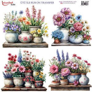 Ütü ile Rub On Transfer Kağıdı 30x30cm RB-247