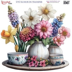 Ütü ile Rub On Transfer Kağıdı 30x30cm RB-245