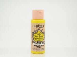 Cadence Style Mat Kumaş Boyası - 635 Limon Sarı 59ml