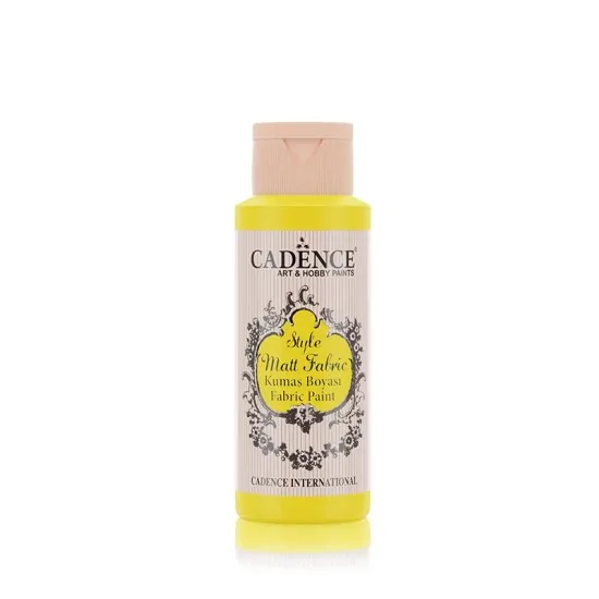 Cadence Style Mat Kumaş Boyası - 635 Limon Sarı 59ml